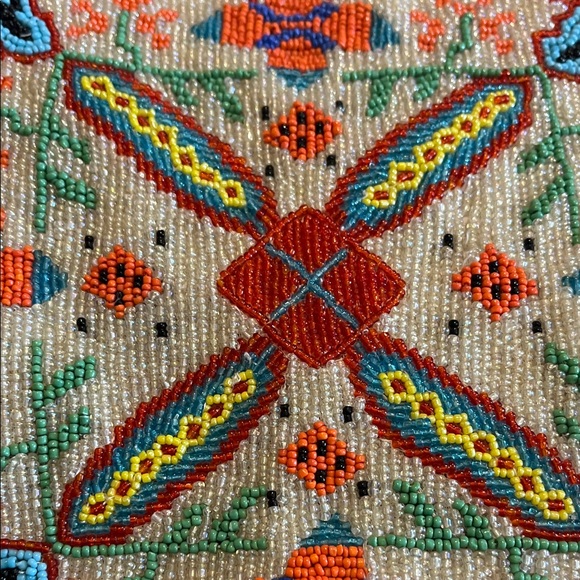 CHRISTIANA Beaded Purse Crossbody Vintage Retro Collectible Bag - Picture 12 of 16